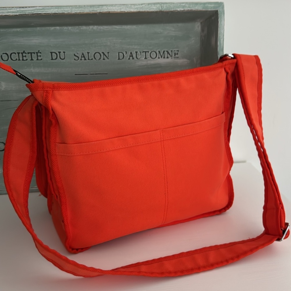 Marimekko Orange Messenger Shoulder Bag - Picture 4 of 11